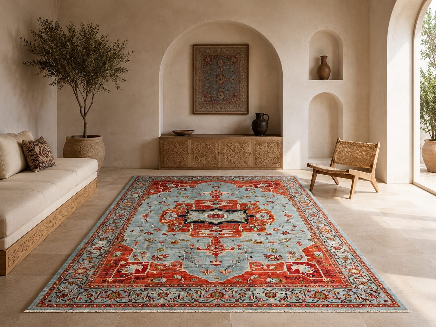 Handwoven artisan rugs